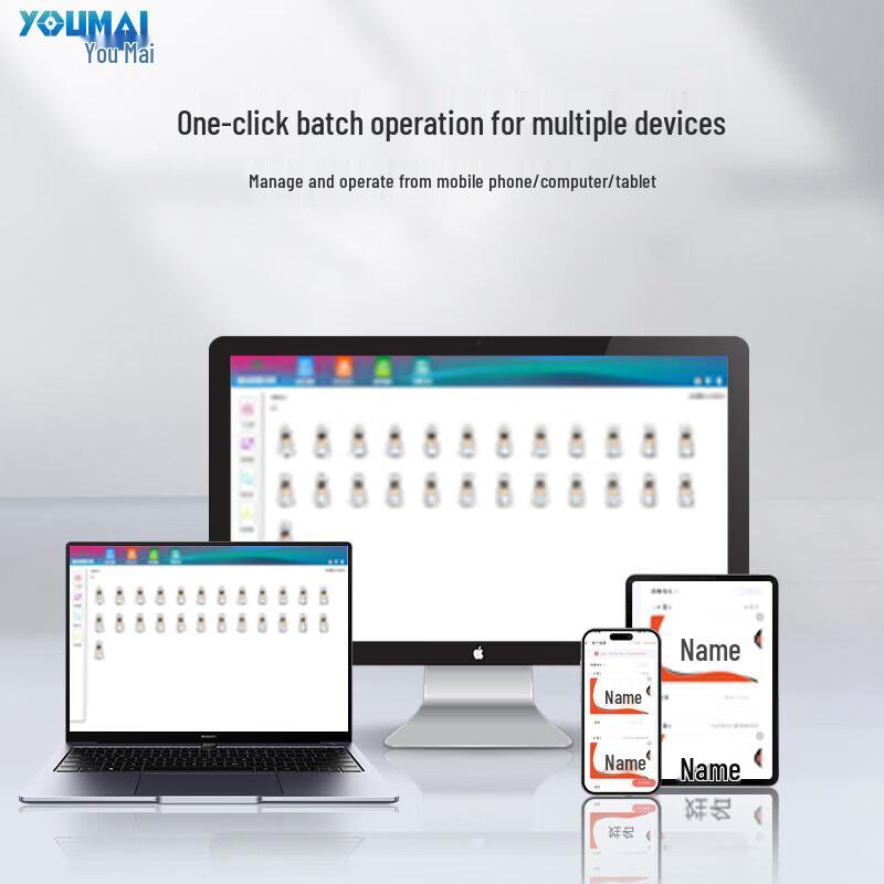Youmai 4,2-дюймовая электронная карточка для конференции на столе (Китайская версия)