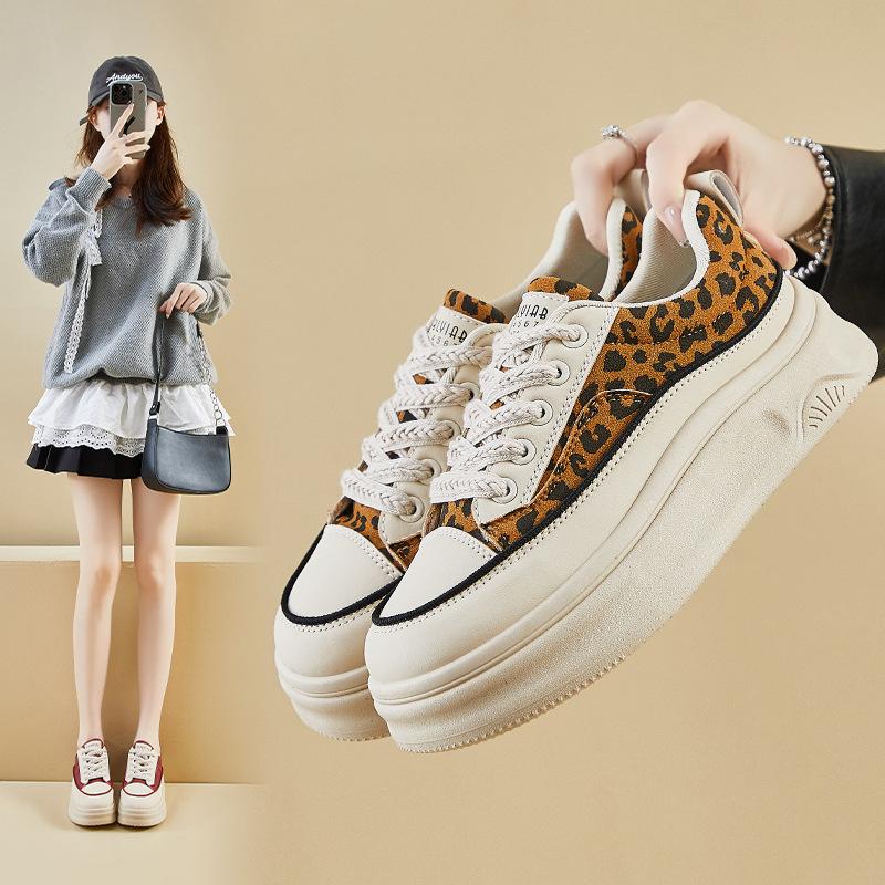 Кроссовки на платформе для женщин, классические, из искусственной кожи, слипоны, массивные, для ходьбы, женские, удобные, на шнуровке, повседневные, теннисные туфли, легкие, кроссовки