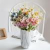 Chrysanthemum Simulation Flower Fake Flower Soft Pack Small Fresh Flower Arrangement Home Flower Arrangement Living Room Decoration Artificial Flower