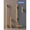 Nurlin Solid Brass Knurling Patterned Cabinet T-bar Extended Length 40 Inches Kitchen Appliances Dishwashers Refrigerators Pull