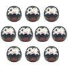 S Rising Lucky Daruma Dolls Set of 10 (Black) - (Commercial Use)