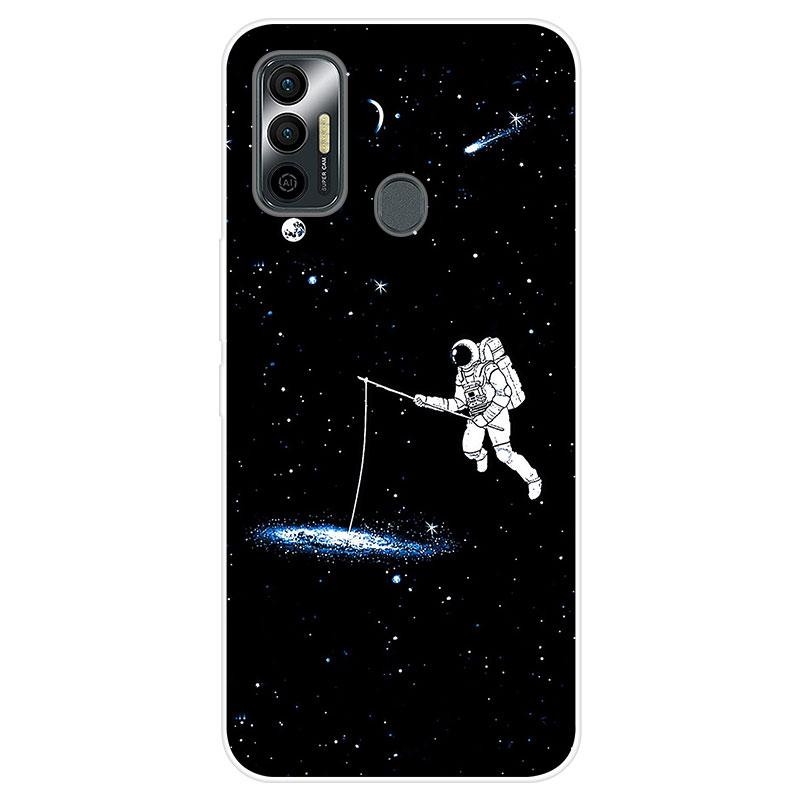 Чехол для Tecno Spark 7, мягкий силиконовый чехол для Tecno Spark 5, окрашенная задняя крышка из ТПУ