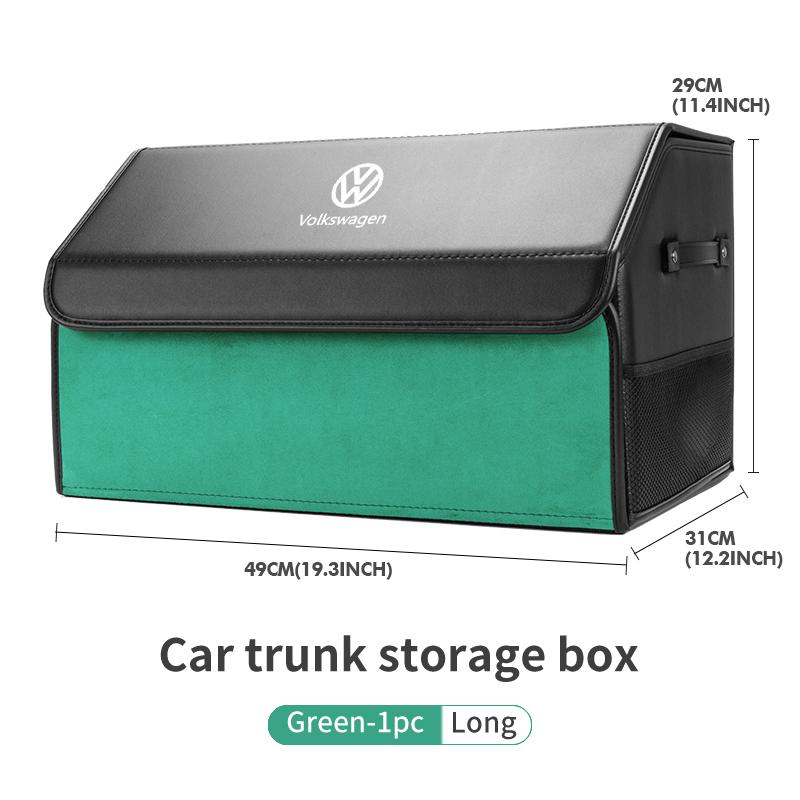 Car Trunk Organizer Box Tailbox Stowing Tidying Storage Bag For Volkswagen VW Scirocco Passat Polo B5 B6 B7 CC Tiguan Sharan
