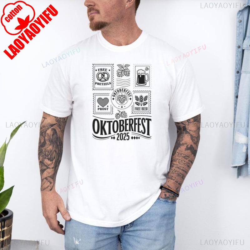 Oktoberfest Sweatshirt Gerunisex Festival 2025 Bavarian Celebration Beer Lover Gift Drinking Prost Shirt Casual Cotton Tshirt