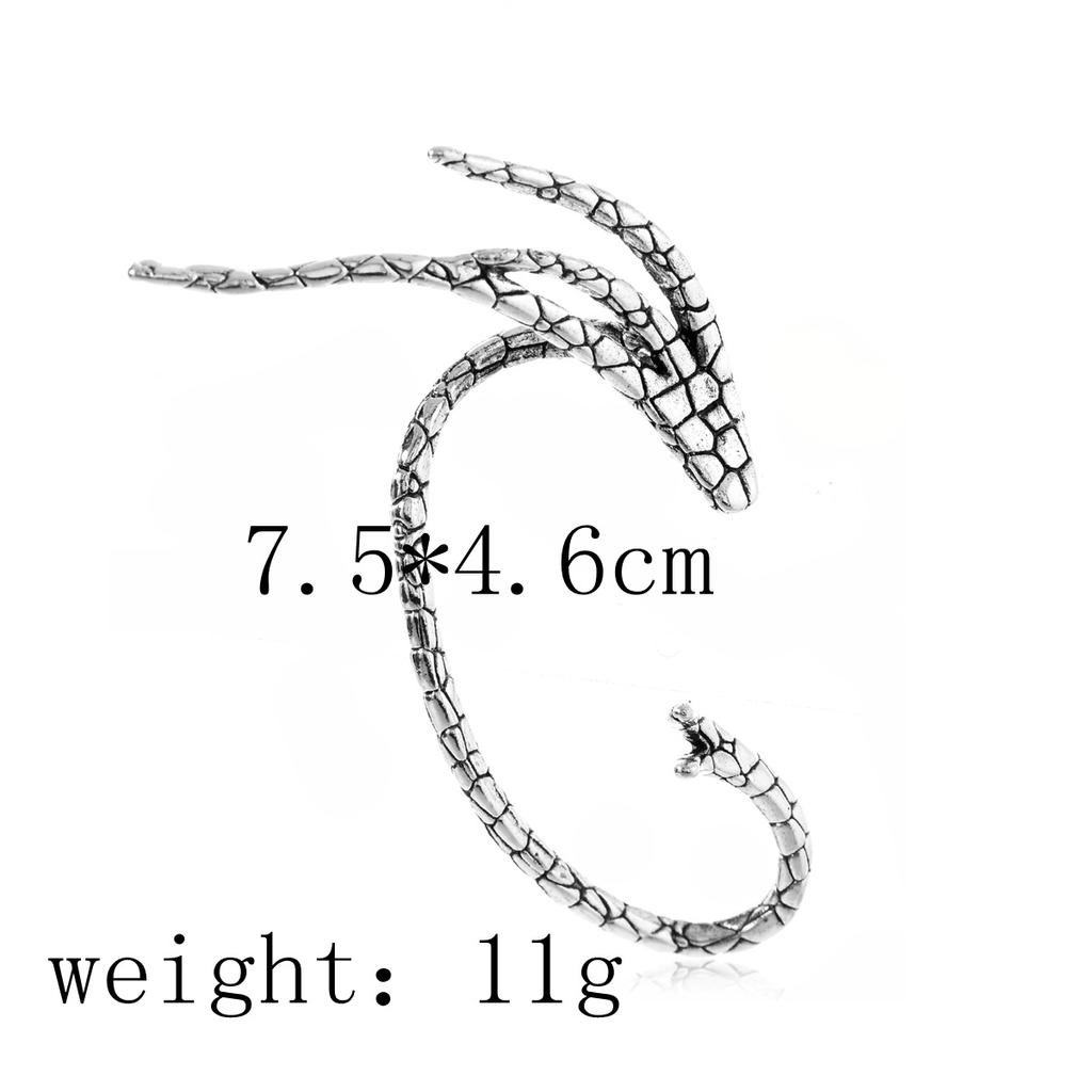 Серьги из сплава в стиле ретро в виде осьминога, подвесные, персонализированные, в стиле панк, мужчины и женщины могут носить серьги без ушных отверстий