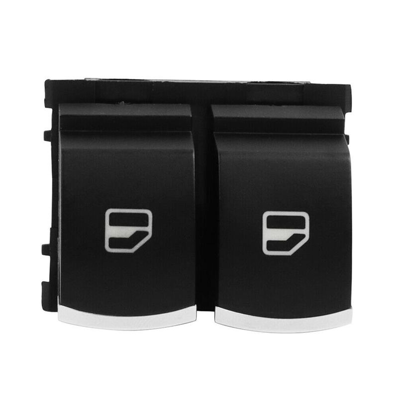 Новая хромированная кнопка переключения стеклоподъемника 5K3959857 5K3 959 857 A / B / C для Golf MK5 MK6 GTI EOS 2 двери