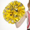 2 Pieces Cheerleading Pom Poms Cheering Squad Pompoms with Handle Cheerleader for Ceremony