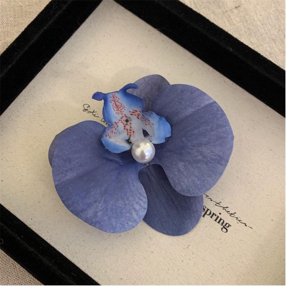 Chic Hair Grip Orchid Butterfly Hairpin Gift Flowers Hair Clips  Women