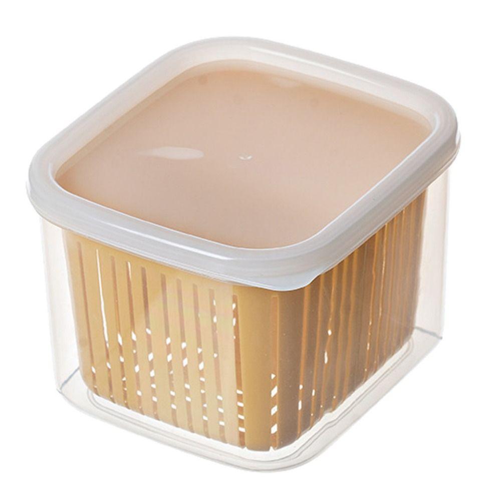 Fooding Sorting Drain Storage Box Onion Garlic Seal Box Durable Storage Containers