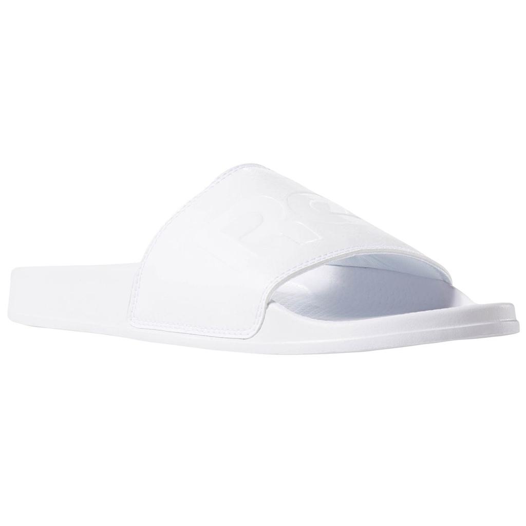 Reebok Classic Slide Soft Sole Simple Comfortable Flat Sports Rubber Sole Slide Sandals Unisex Sandals Pure-White DV3697