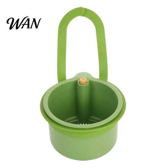 Water Drainage Sink Basket Kitchen Drain Basket, Corner Food Scrap Collector, Waste Durable Easy-Clean Utility for Fruits Vegetables Trap