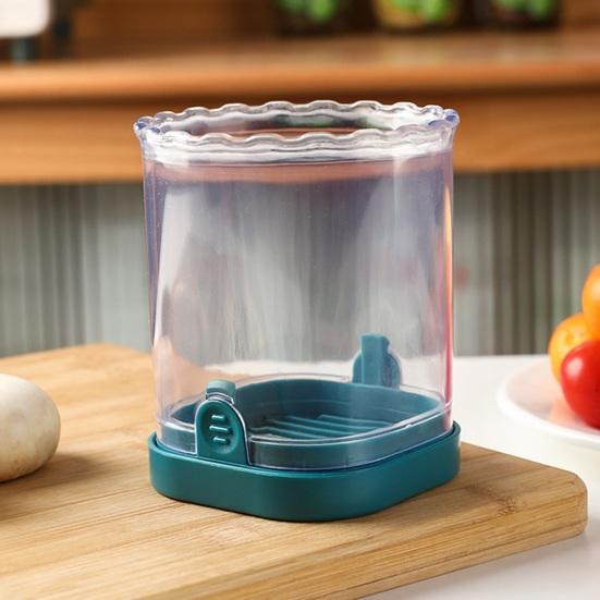 Yousheng Fruit Slicer Cup Stainless Steel Fruit Slicer 8-Blade Quick Cutter for Strawberries Bananas Handheld Kitchen Tool for Even Slices