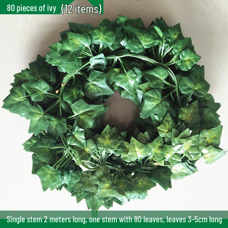 Большие Зеленые Искусственные Листья-Украшения для Плюща и Декора Крыши