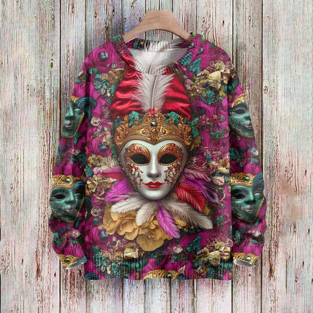 Детские толстовки Трикотаж для мальчиков и девочек Милые принтованные рубашки Круглый вырез Пуловеры Топы