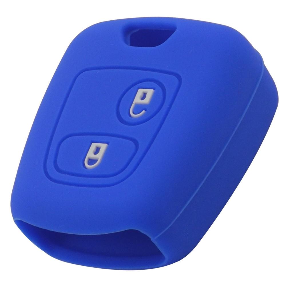 Jingyuqin 2 кнопки силиконовый чехол для пульта ключа для Citroen C1 C2 C3 Pluriel C4 C5 C8 Xsara Picasso для Peugeot 206 307 207 408