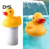 Устройство для дозирования в бассейне, плавающий дизайн, автоматический дезинфектор с таблеткой в виде мультяшной утки, дезинфицирующее средство для бассейна, поплавок для спа-бассейнов