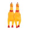 1Pc Dog Gadgets Novelty Yellow Rubber Chicken Pet Toys Novelty Screaming Chicken