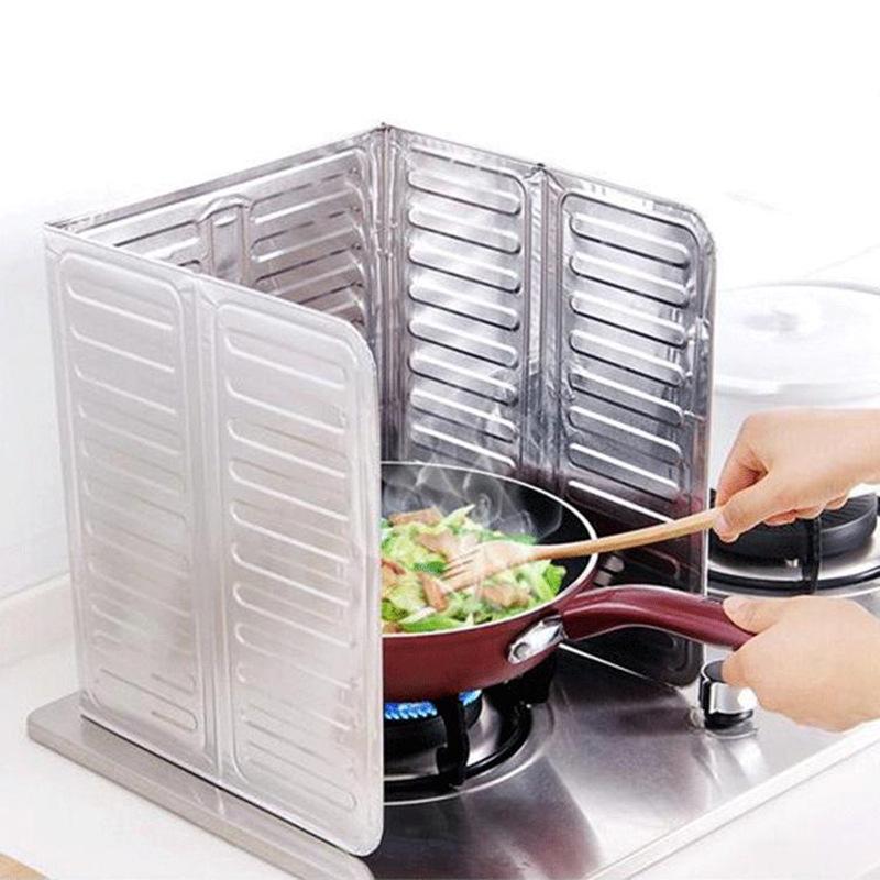 Aluminum Foil Heat-Resistant Oil Splash Guard for Stovetops