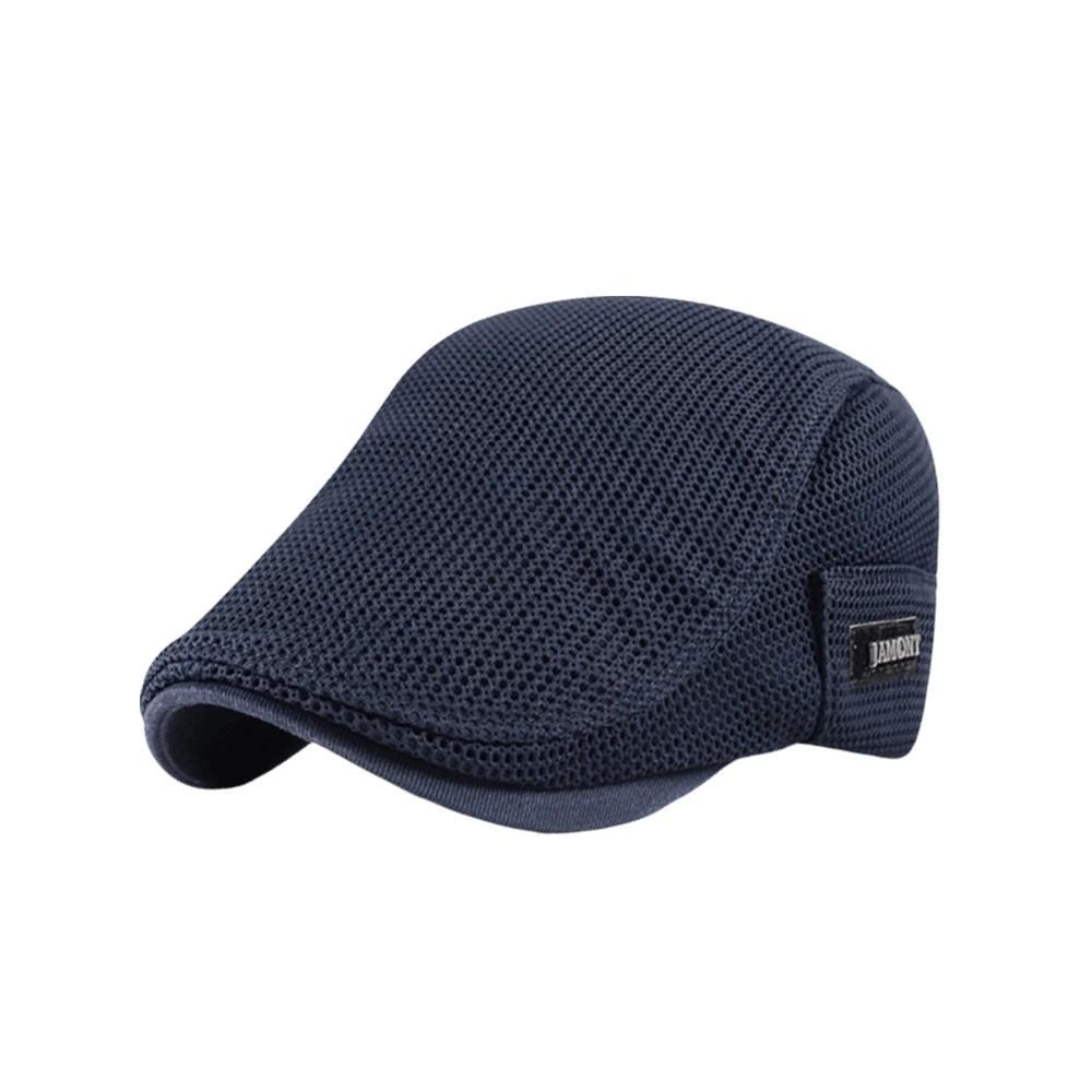 Mesh British Painters Hats Sun Protection Summer Flat Cap New Berets Hat Men