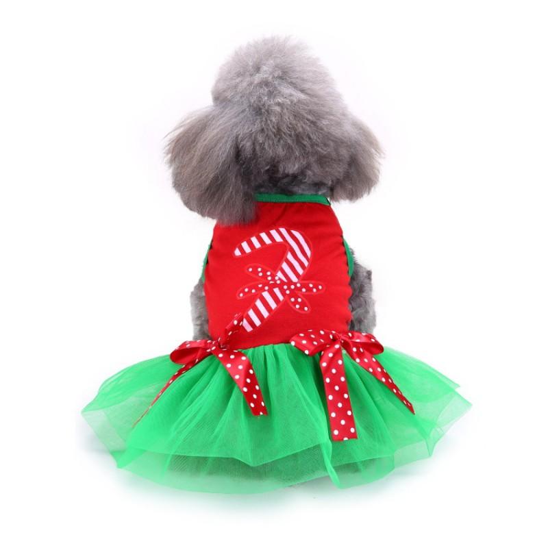 Pet Costume Christmas Outfit Dog Winter Warm Clothing Festival Dress-Up Set Small Medium Large Dogs
