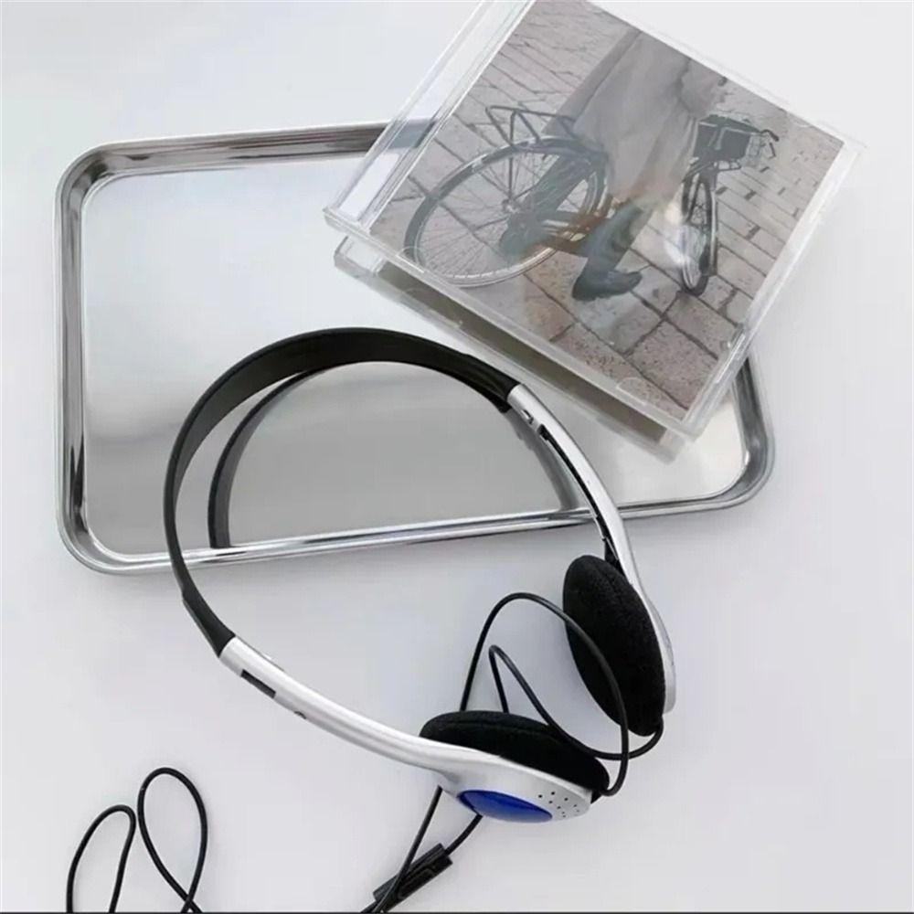 Wired Retro Headphone Over Ear Earbud Retro Headset Personality Y2k Headphones  Lisening Music