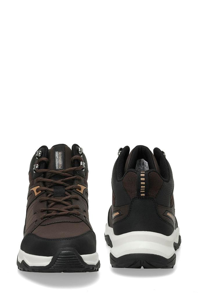 Men's Fashion Flat Heeled Booties Black Outdoor Boots Shoes