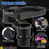 Car Cup Holder Rotate Drink Rack Expander Multifunct Auto Tray for Car Seat Drink Holder Snack Tray Portable Adjustable Cup Tray