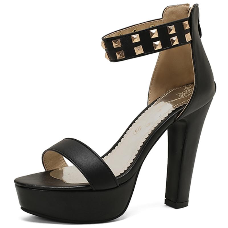 Модные женские босоножки, летняя обувь на платформе, желтые, красные, на высоком каблуке, шлепанцы с ремешками на щиколотке, черные, синие, свадебные туфли для вечеринок, женские, большого размера