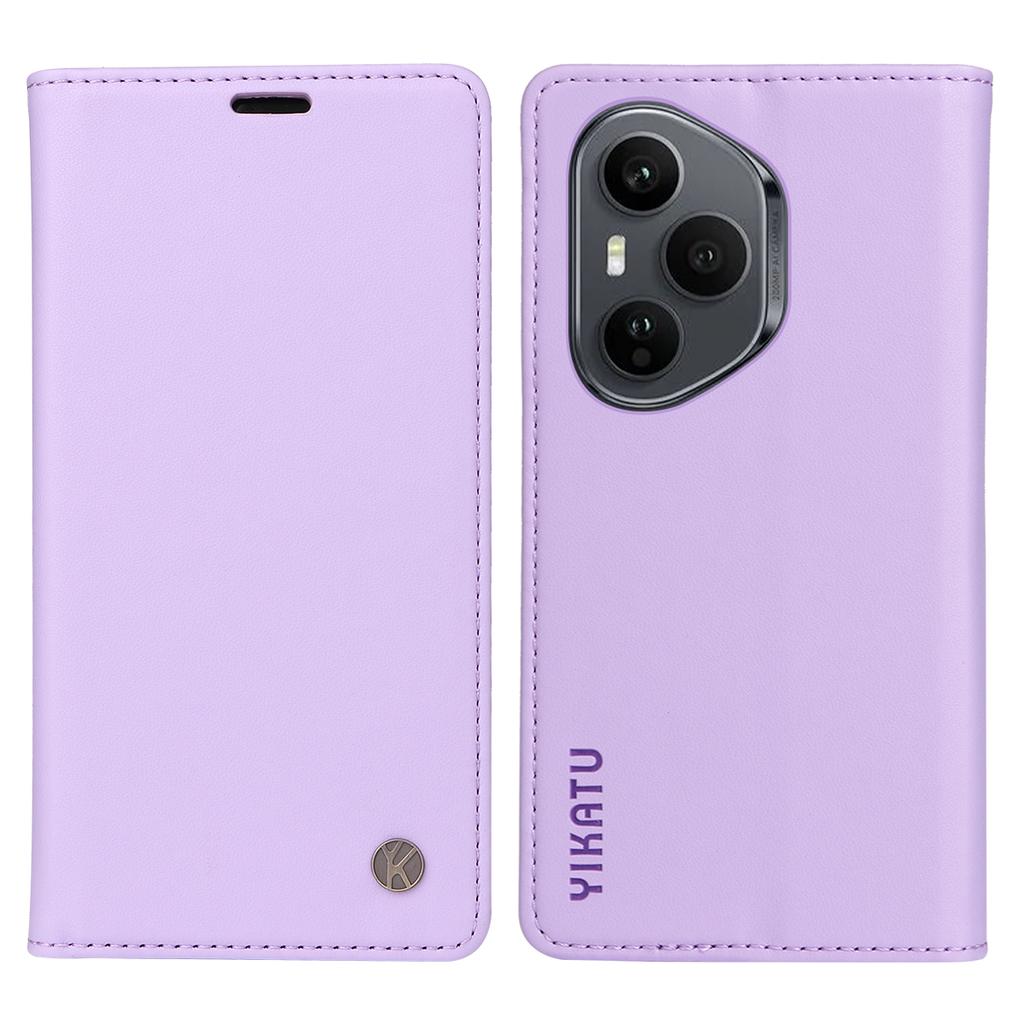 For Honor 400 Pro 5G (Global) Phone Cases YIKATU Magnetic Closure PU Leather Mobile Cover