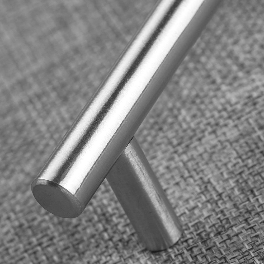 Furniture Component Cabinet Handles Door Knobs Wardrobe Pulls Stainless Steel  Knobs T-Bar Handle
