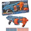 Hasbro Nerf Elite 2.0 Shockwave RD-15 Ручной бластер с 30 официальными дротиками и вращающимся барабаном, тактическая планка