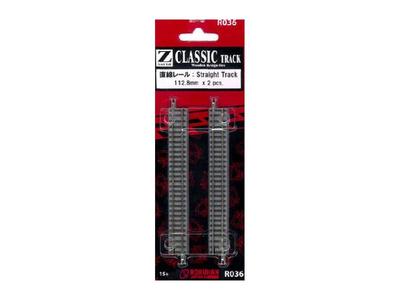 Rokuhan Z Gauge R036 прямая направляющая 112,8 мм (2 куска)