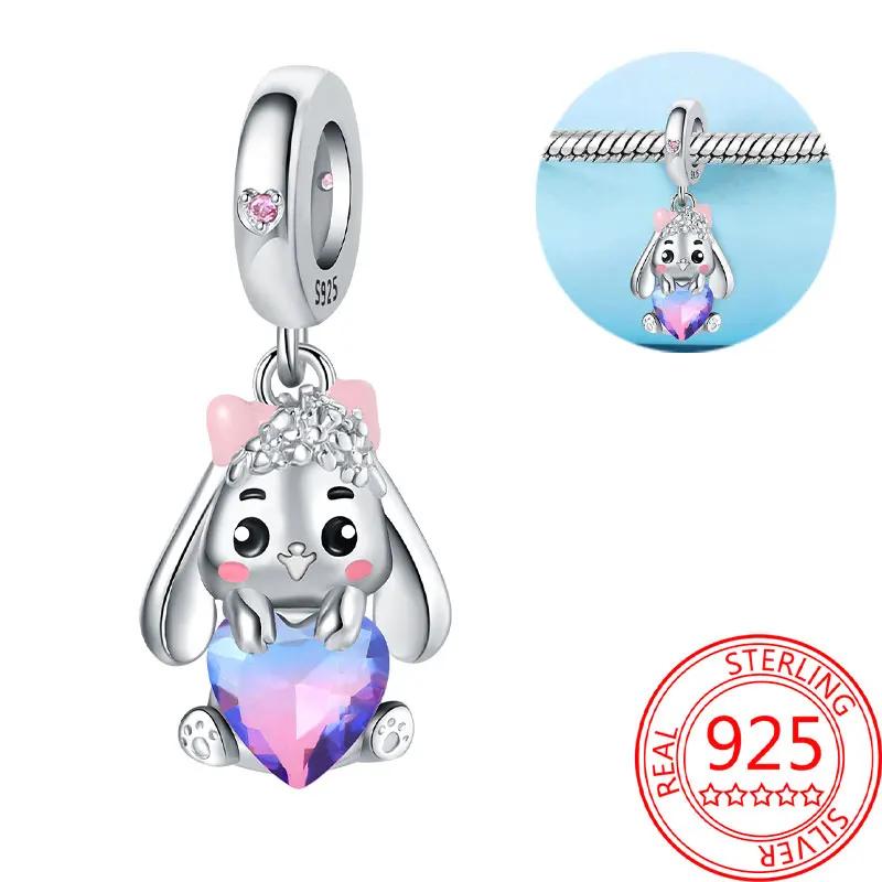 Exquisite Copper Little Monkey Embracing Red Heart Pendant Fit Bracelet Necklaces Party Pairing With Handmade Gifts