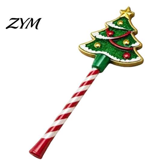 Holiday Shopping Accessory Christmas Tap Wand for Credit Card, Contactless Payment Tool with Festive Snowflake Portable Card Holder Gingerbread