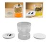 Dry Wet Separation Pickle Jar Kitchen Pickle Hourglass Jar Airtight Kimchi Wet Dry Dispenser
