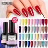 Nail Gel Polish 40 Colors Bright Gel Nail Lacquers Semi Permanent Soak Off LED/UV Lamp Nail Art Salon Decoration
