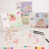 Portable Children Watercolor Painting Book Paint with Water Brush Kids Gouache Graffiti Picture Coloring Drawing Toys Gifts