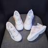 Мода 2024 года, повседневная спортивная женская обувь Four Seasons, толстая подошва, старые туфли, студенческие туфли, дышащие и удобные, трендовые кроссовки