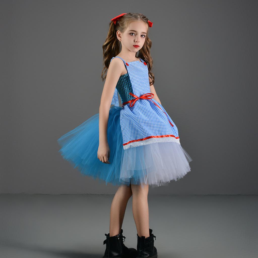 Детский костюм на Хэллоуин для девочек Жестяной человек Лев Принцесса Пачка Платье для игры Вечерний наряд