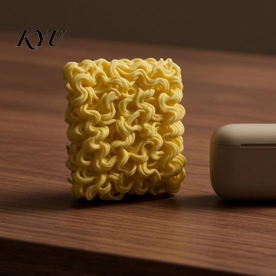 Decorative PLA Plastic Crafts 3D Printed Instant Noodle Figurine, Realistic Ramen Snack Desk Ornament, Trendy Desktop Displays Creative Food