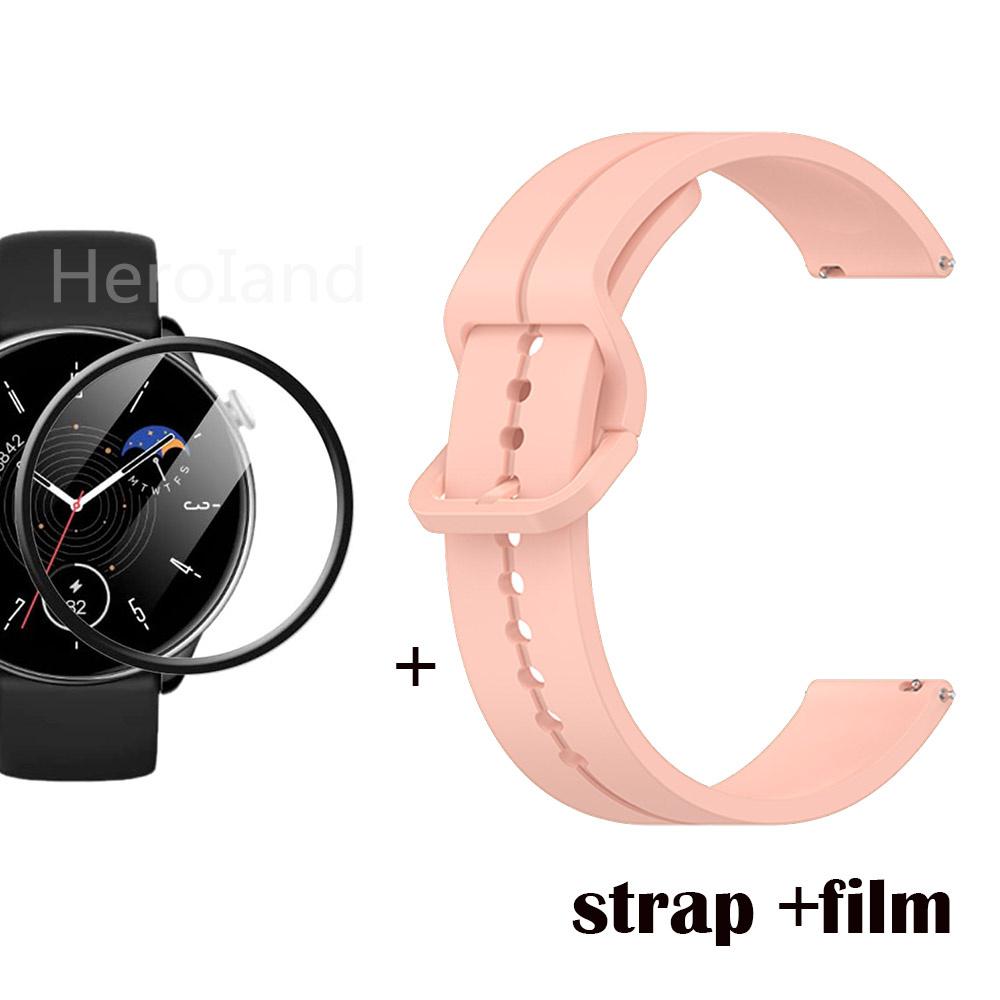 Ремешок 22 мм 20 мм для часов Huami Amazfit GTR Mini, браслет, силиконовый ремешок для Amazfit gts 4 mini Bip 3