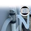 Pool Hose Plunger Valved Kit for Above Ground Swimming Pool Plunger Valved Replacement Parts for Filter Circulation