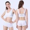 1pcs Women Sports Bra Large Size No Steel Ring Seamless Underwear Removable Chest Pad Runing Sport Hollow Mesh Vest Bras