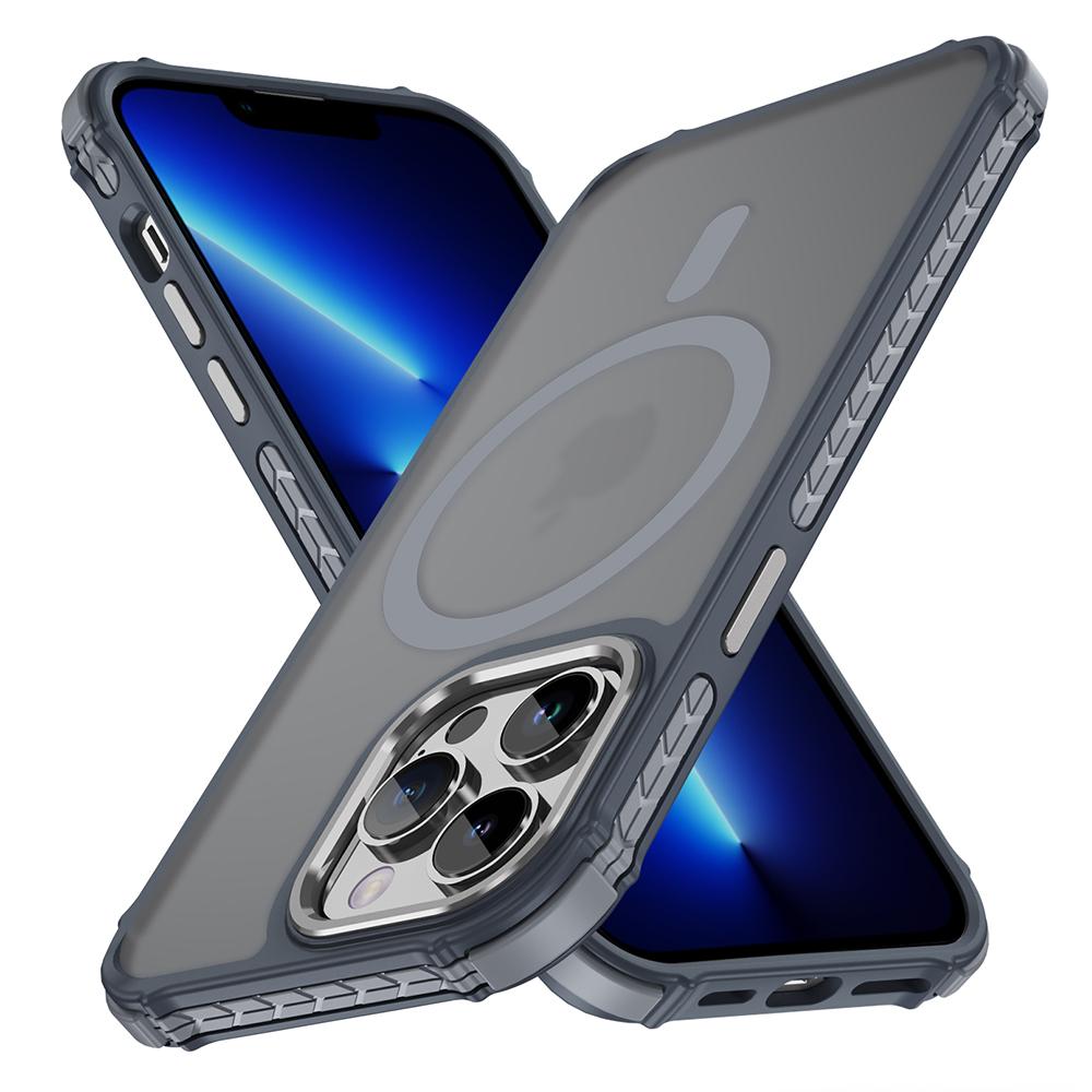 Для iPhone 13 Pro Чехол Совместимый с MagSafe PC+TPU Скин Ощущение Задняя Крышка