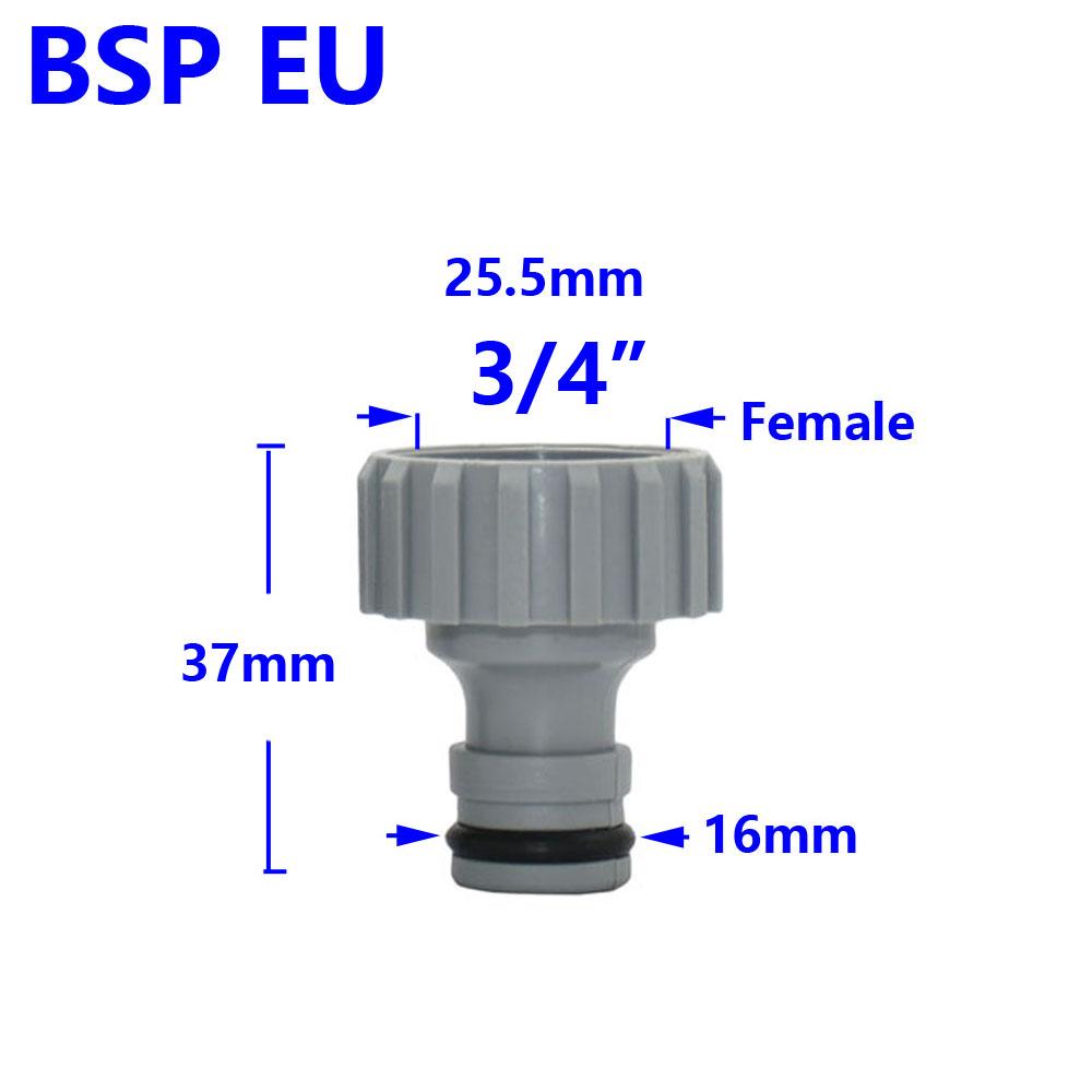 Фитинги для садового шланга 1/2 3/4 1 дюйм быстроразъемный соединитель для воды водостопный соединитель адаптер для водяного пистолета для мойки автомобиля 1 шт.