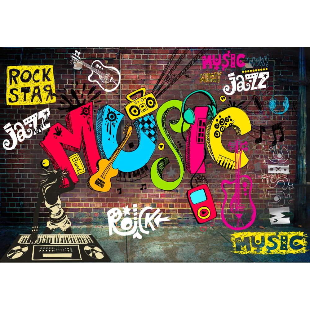 Граффити Мурал Ретро Ностальгическое Граффити Настенная Роспись Спальня Гостиная Фоновая Стена Декор 3d Обои