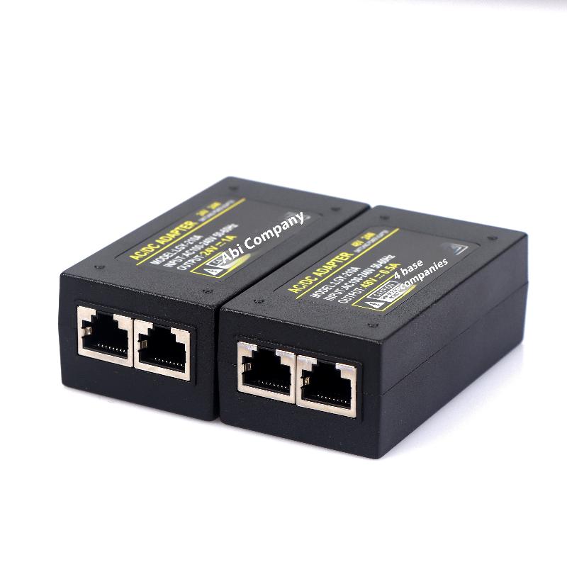 1 шт. Настольный PoE-инжектор питания Ethernet-адаптер для видеонаблюдения CCTV IP-камеры Блок питания 24 В 1 А 48 В 0,5 А 24 Вт