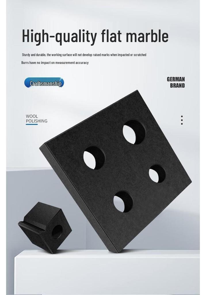 Granite Marble Multi-Shape Measuring Ruler: Triangle, Square, Parallel, Four-Sided, Right-Angle, and Straight Ruler