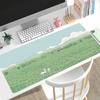 Cute Green Anime Mouse Pad Gaming Large Home New HD Mousepads XXL 90x40cm keyboard pads Office Soft Non-Slip Carpet PC Mice Mat