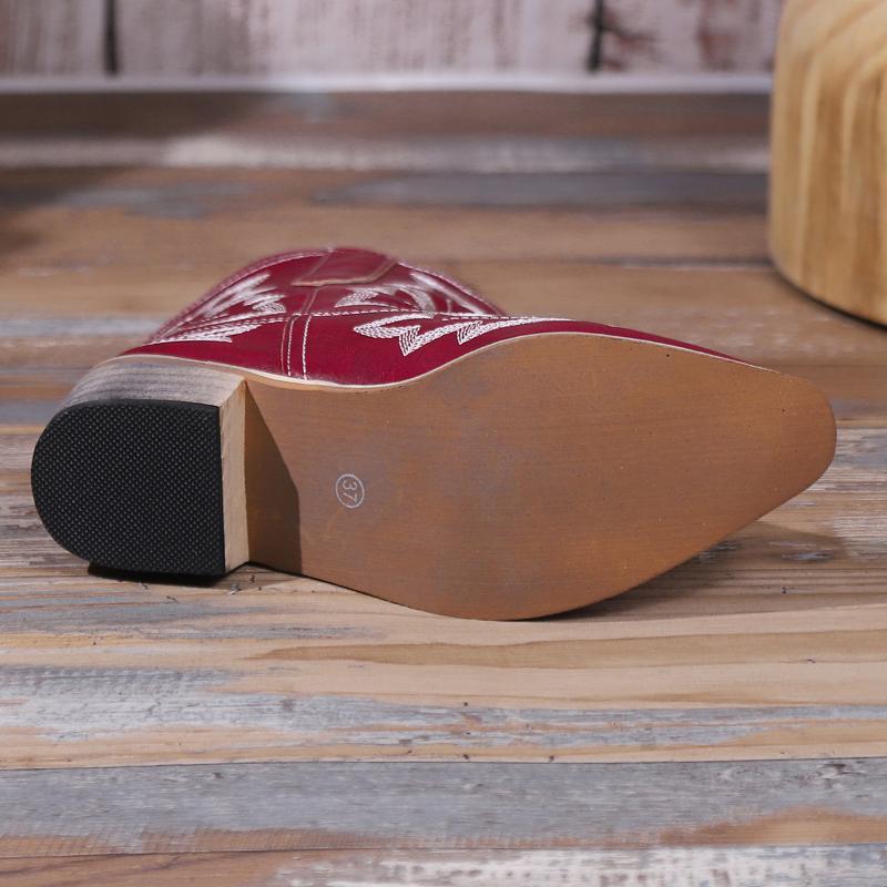 НОВЫЕ вышитые ковбойские ботильоны из искусственной кожи для женщин, ботильоны на танкетке и высоком каблуке, сапоги в стиле вестерн-ковбой со змеиным принтом